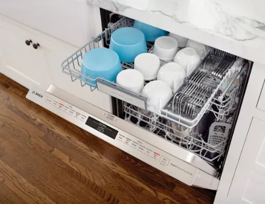 open dishwasher